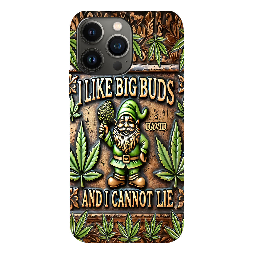 J'aime les grosses têtes - Coque de téléphone personnalisée avec impression intégrale sur le thème du cannabis