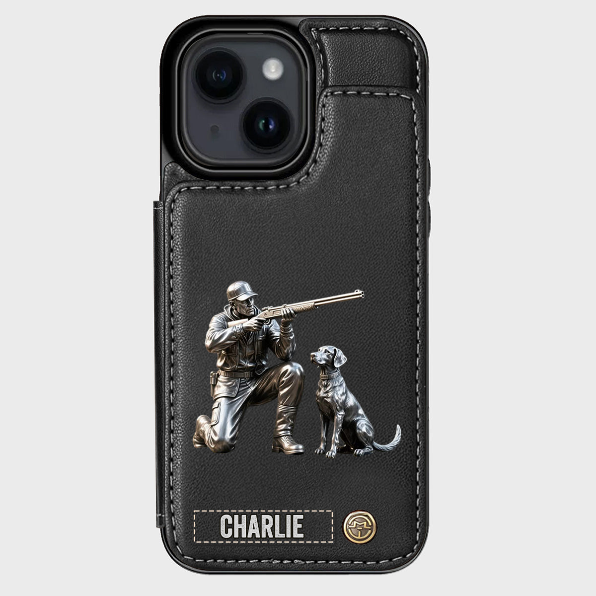 Passionné de chasse - Étui portefeuille personnalisé pour téléphone sur le thème de la chasse