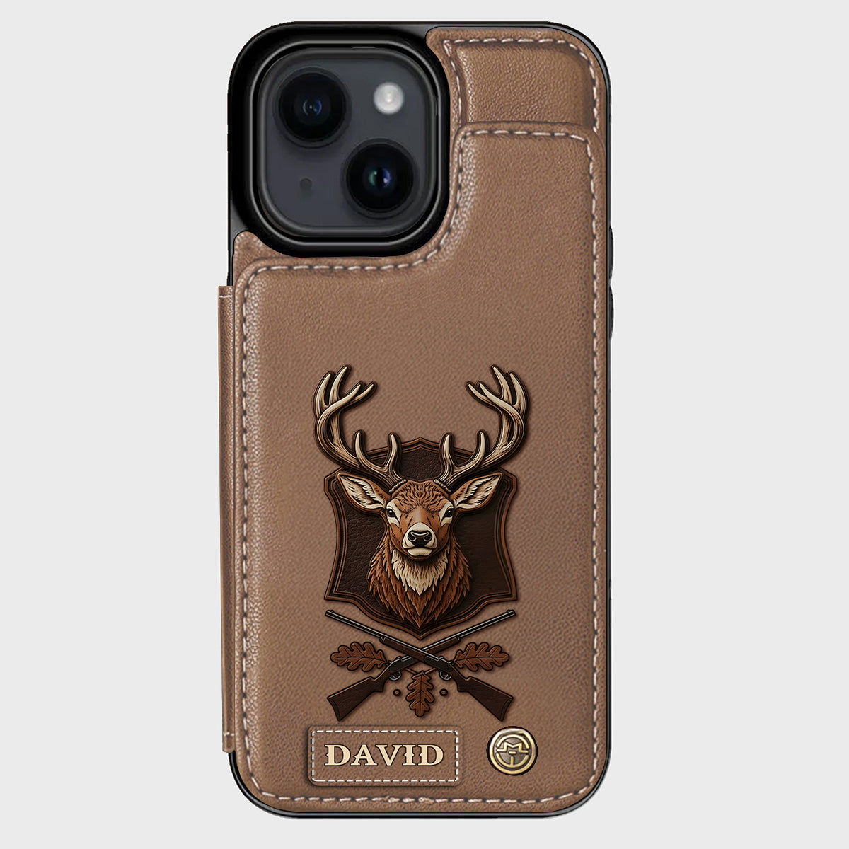 Passionné de chasse - Étui portefeuille personnalisé pour téléphone sur le thème de la chasse