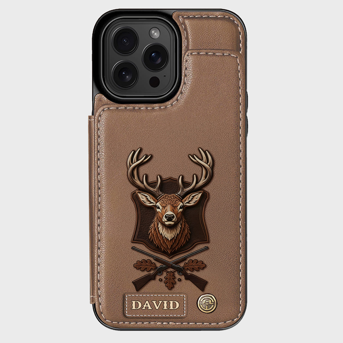 Passionné de chasse - Étui portefeuille personnalisé pour téléphone sur le thème de la chasse