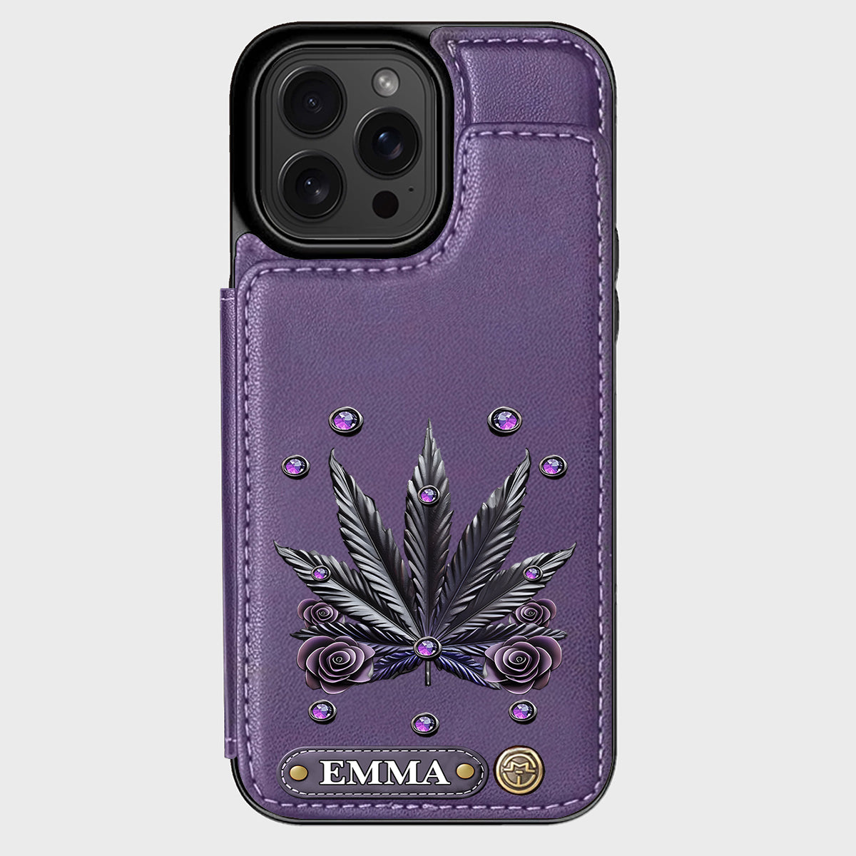 Beautiful Marijuanas - Personalized Weed Wallet Phone Case