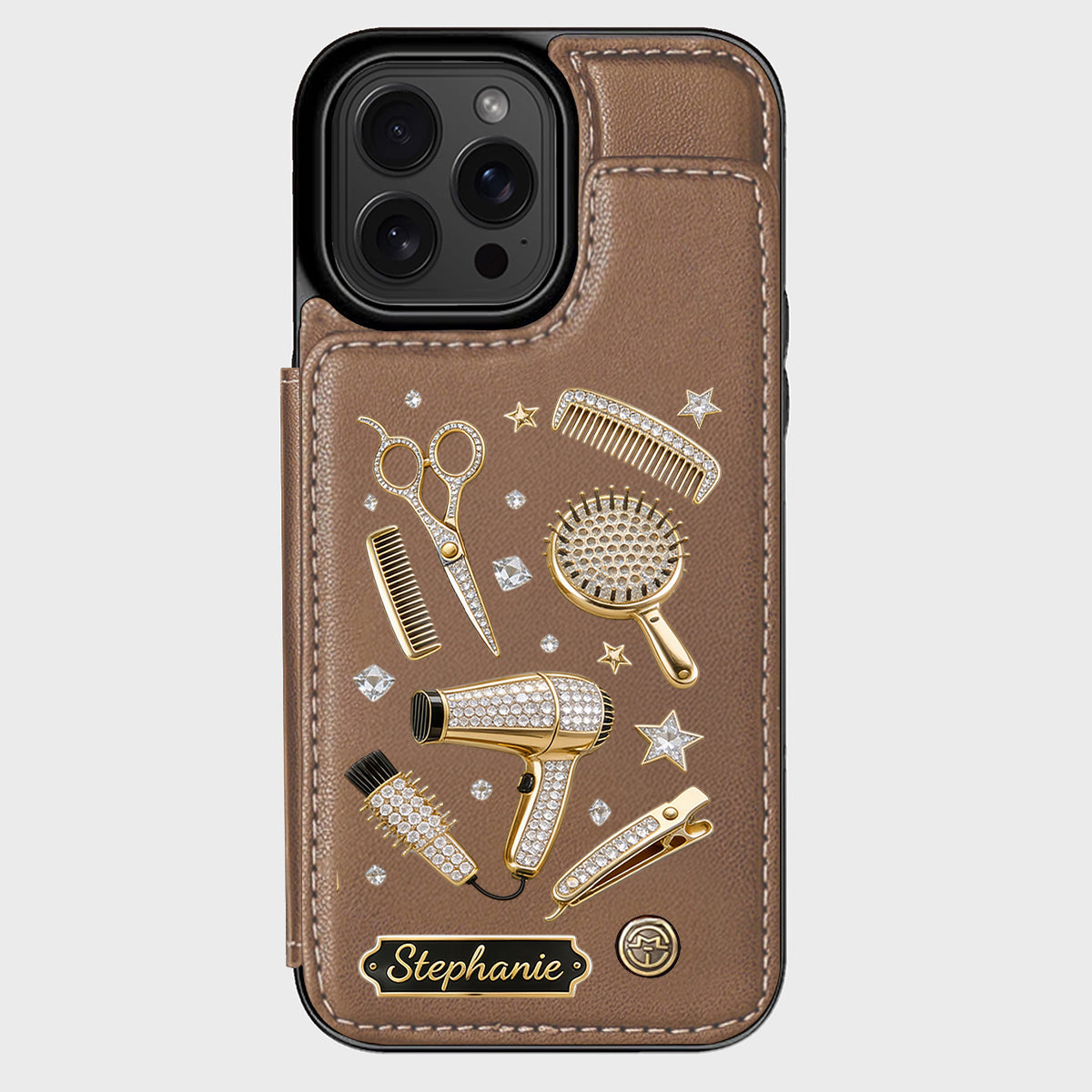 Ciseaux de Coiffeur Décor Salon - Étui de Téléphone Personnalisé