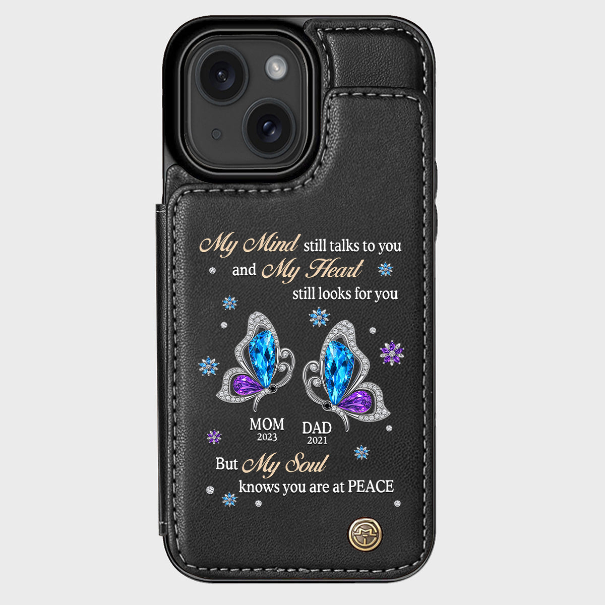 I Love You Forever - Personalized Memorial Wallet Phone Case