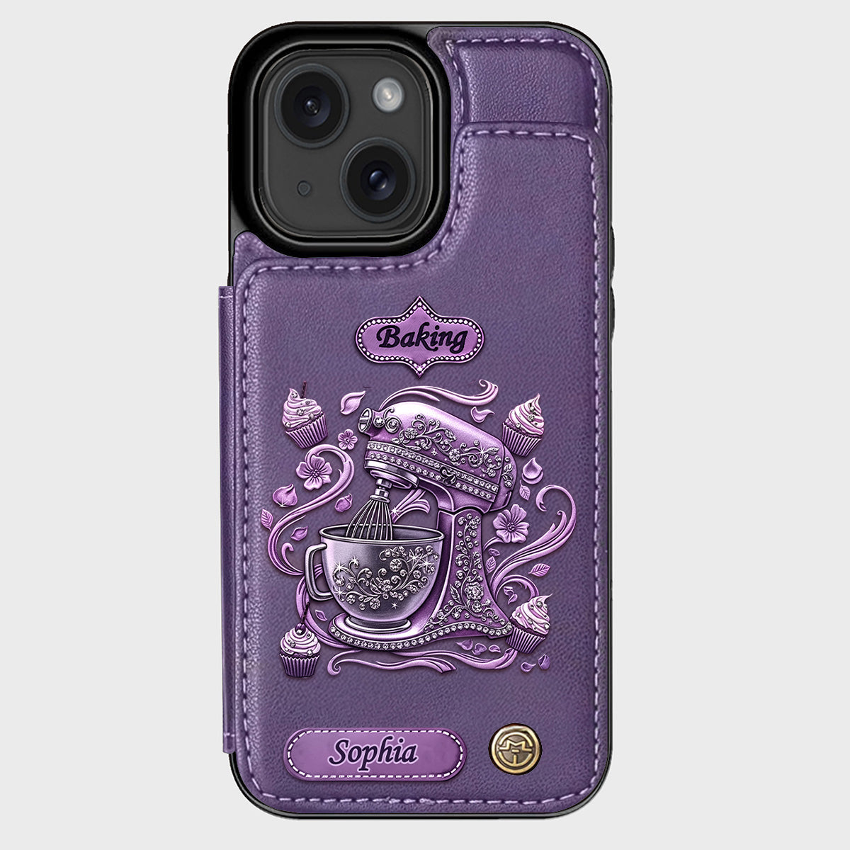Love Baking - Personalized Baking Wallet Phone Case