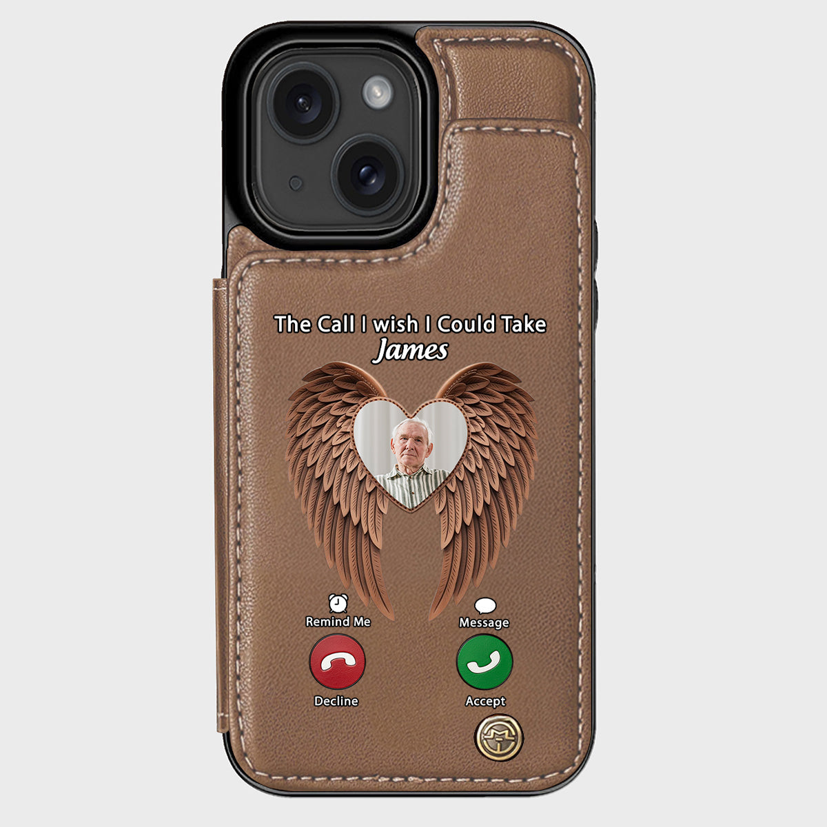 The Call I Wish I Could Take - Personalized Memorial Wallet Phone Case