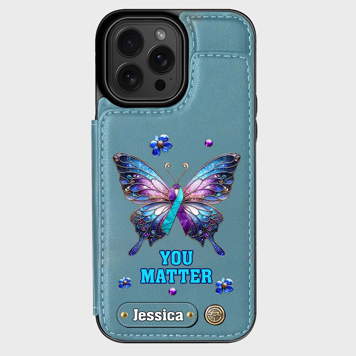 You Matter - Personalized Suicide Prevention Wallet Phone Case