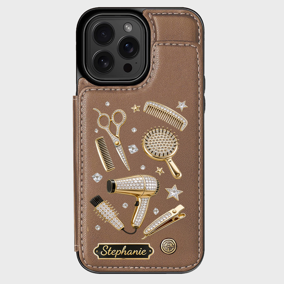 Ciseaux de Coiffeur Décor Salon - Étui de Téléphone Personnalisé