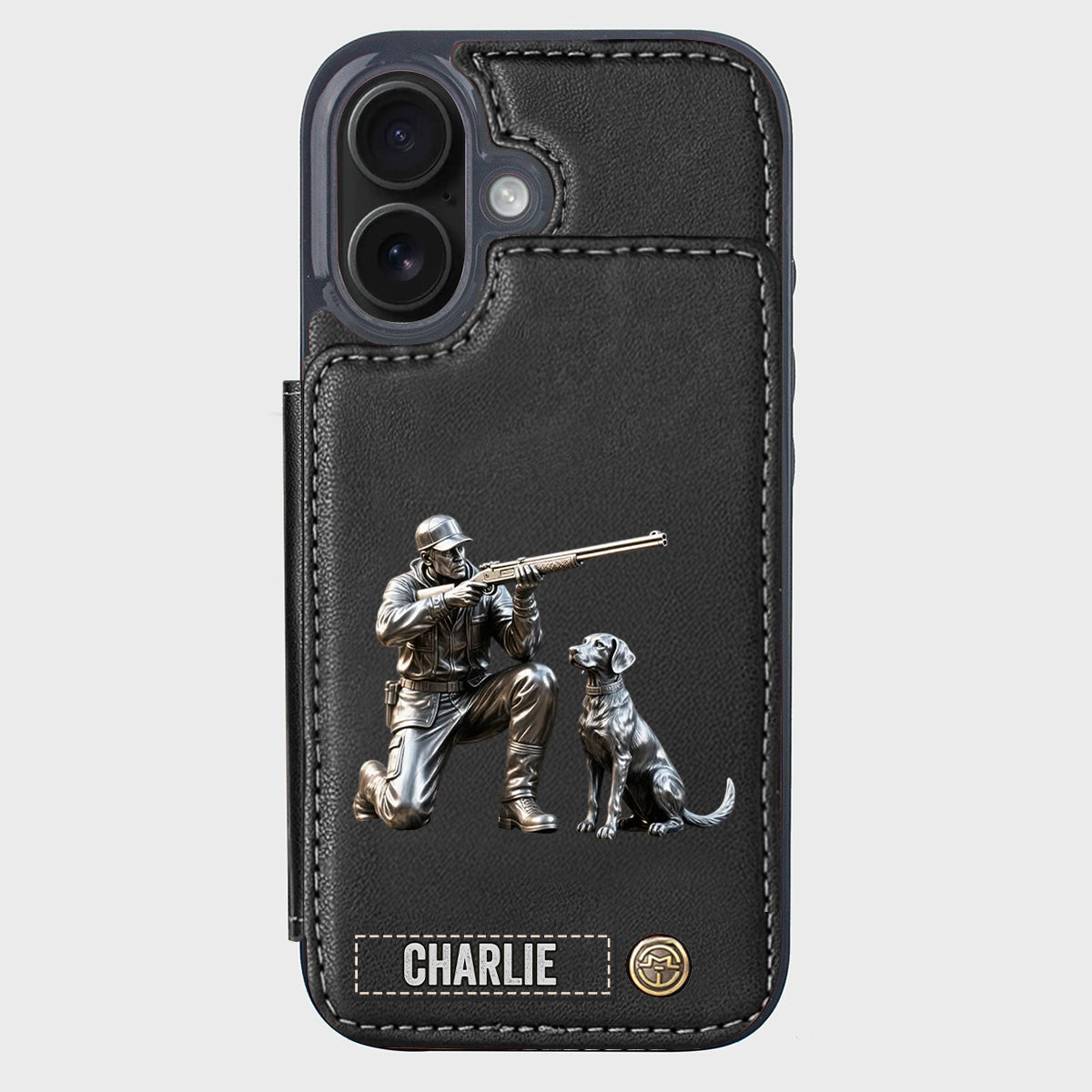 Passionné de chasse - Étui portefeuille personnalisé pour téléphone sur le thème de la chasse