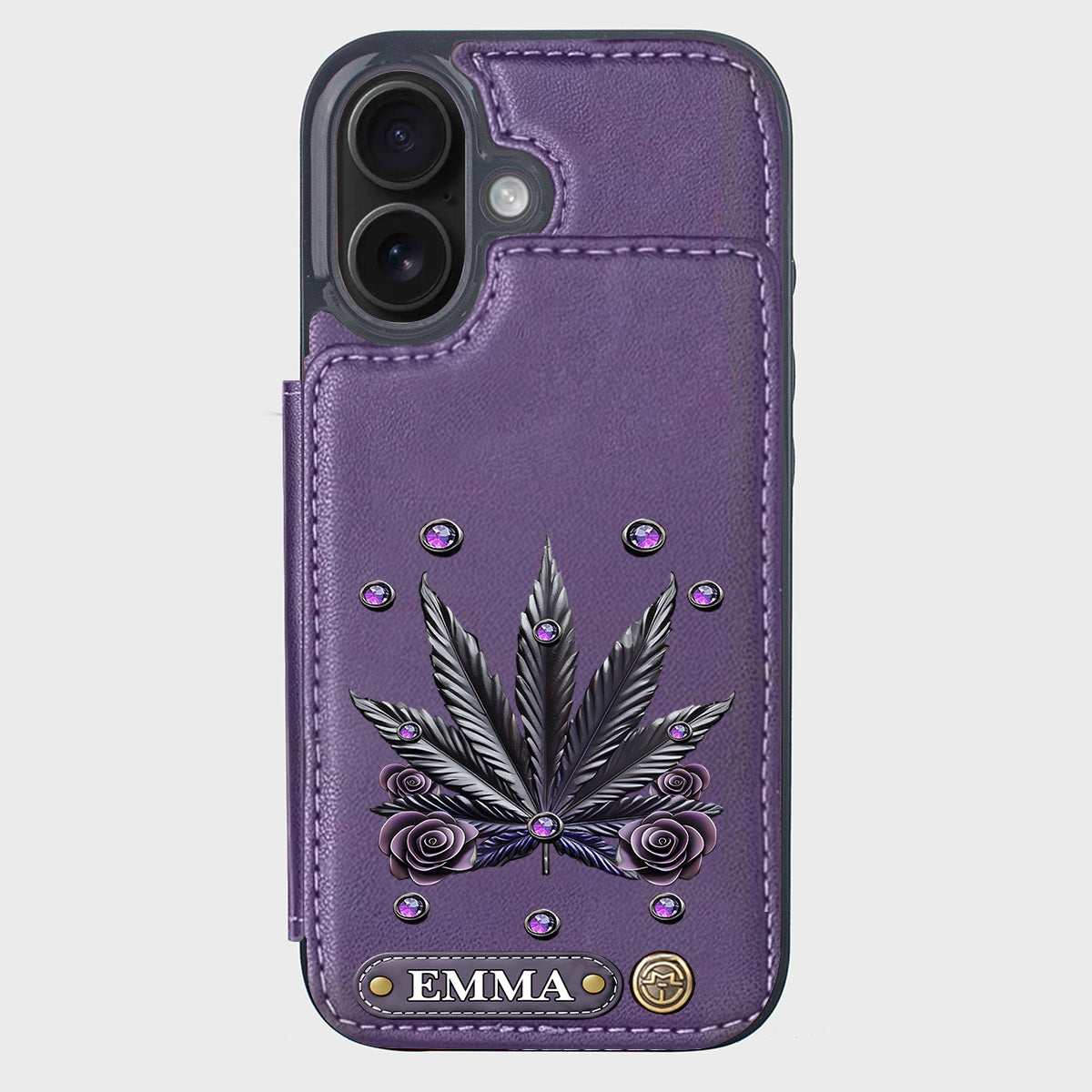 Beautiful Marijuanas - Personalized Weed Wallet Phone Case