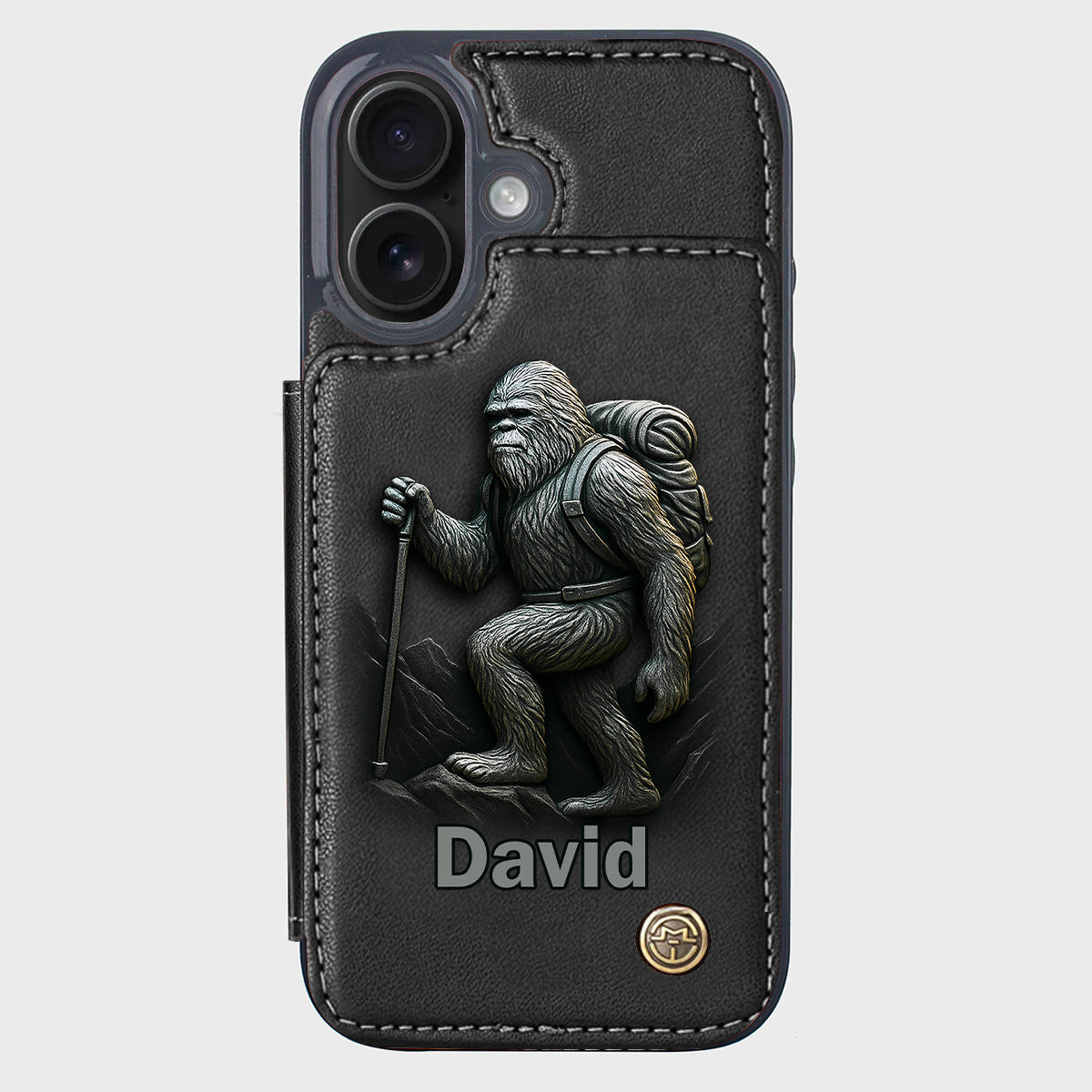Sasquatch - Personalized Hiking Wallet Phone Case