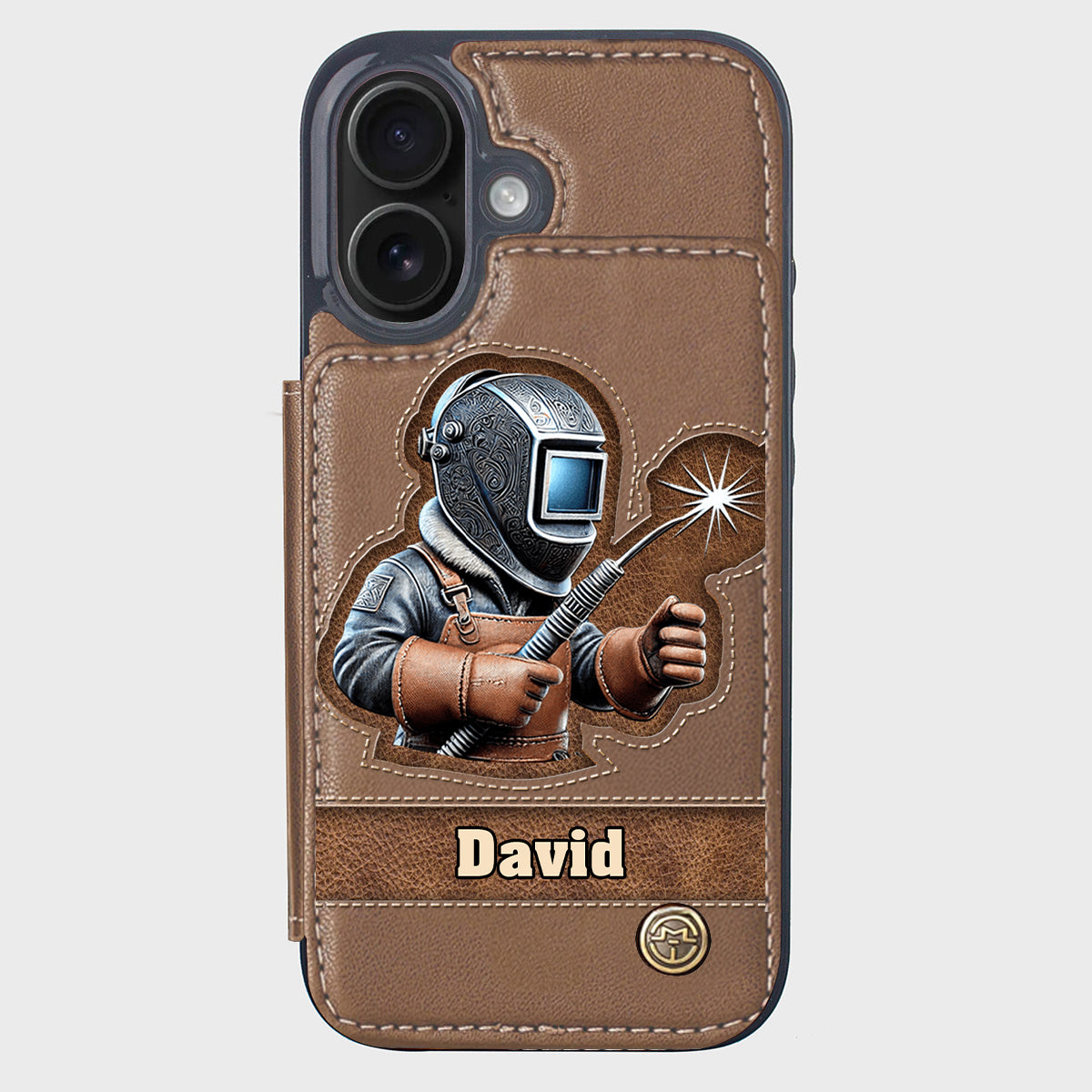 Strong Ones Become Welder - Personalized Welder Wallet Phone Case