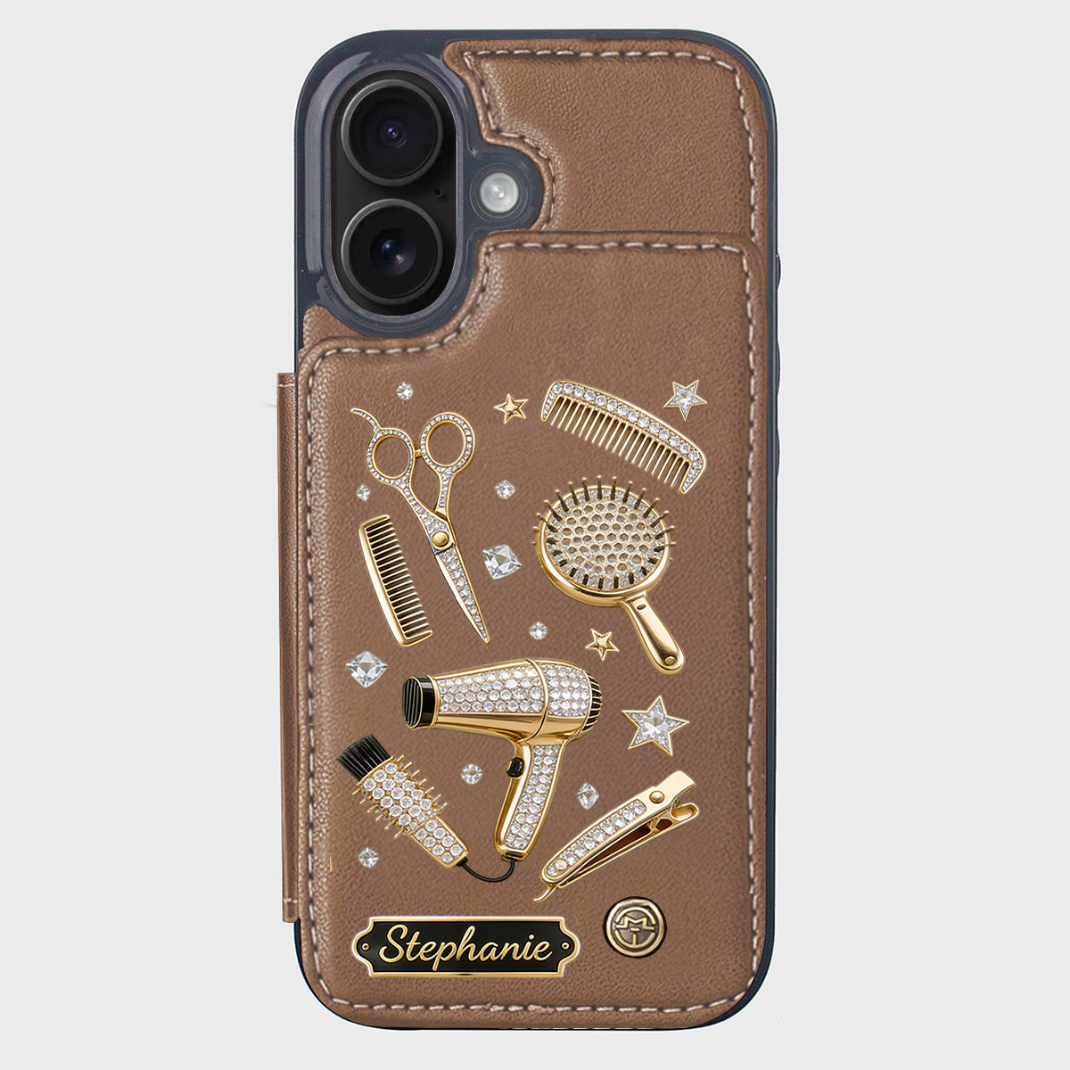 Ciseaux de Coiffeur Décor Salon - Étui de Téléphone Personnalisé