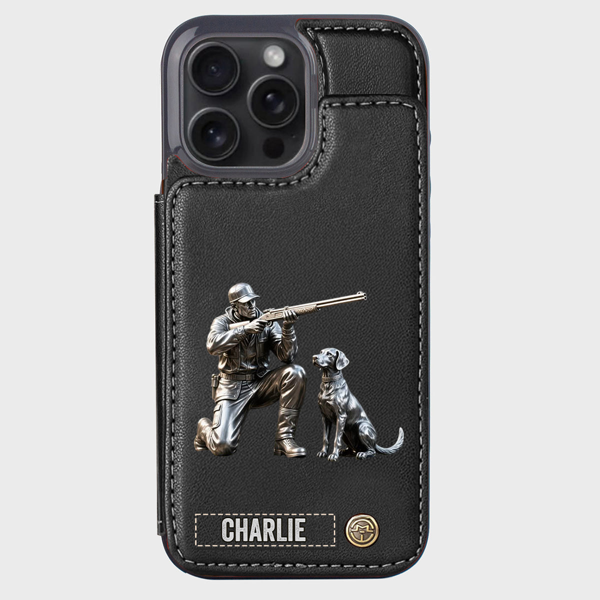 Passionné de chasse - Étui portefeuille personnalisé pour téléphone sur le thème de la chasse