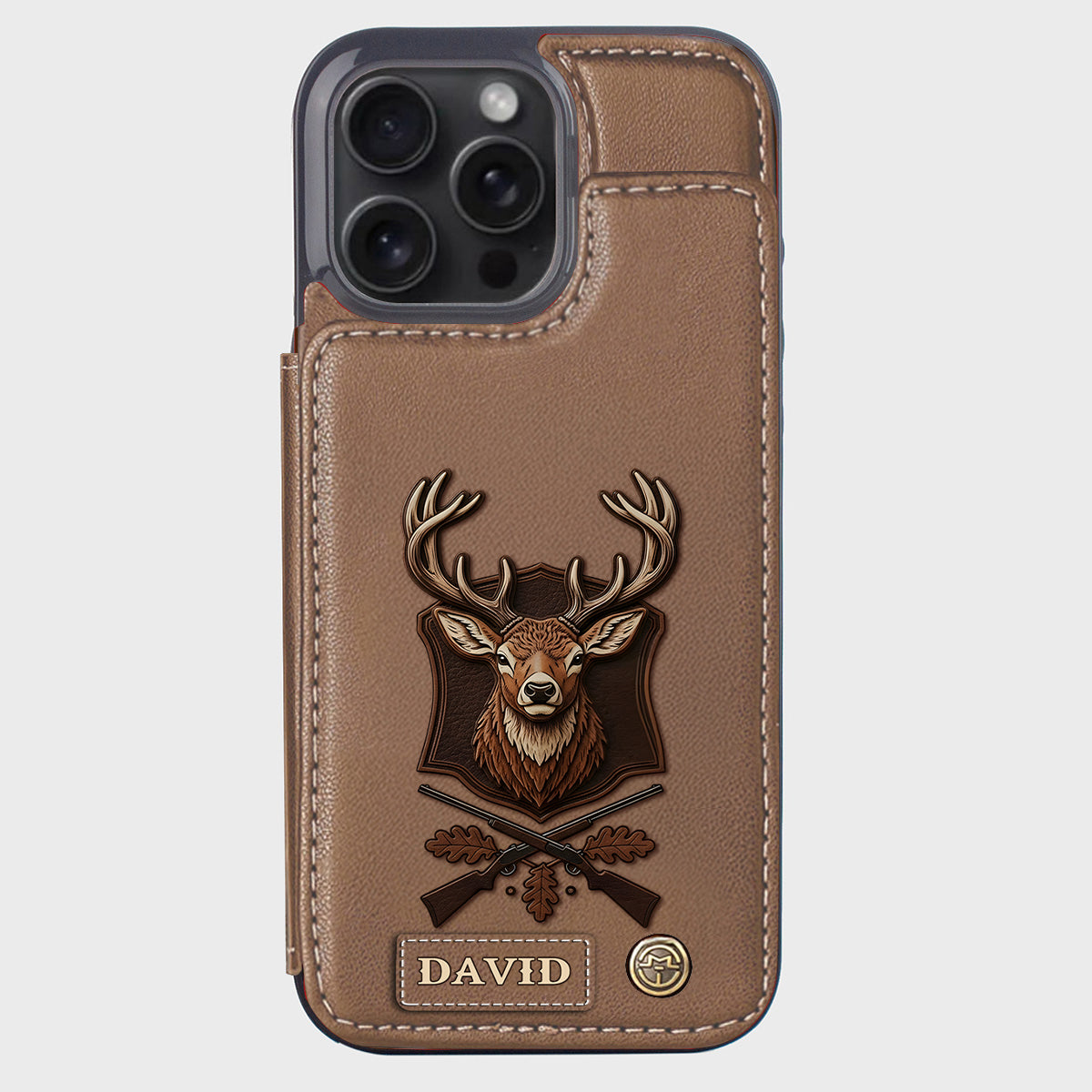 Passionné de chasse - Étui portefeuille personnalisé pour téléphone sur le thème de la chasse