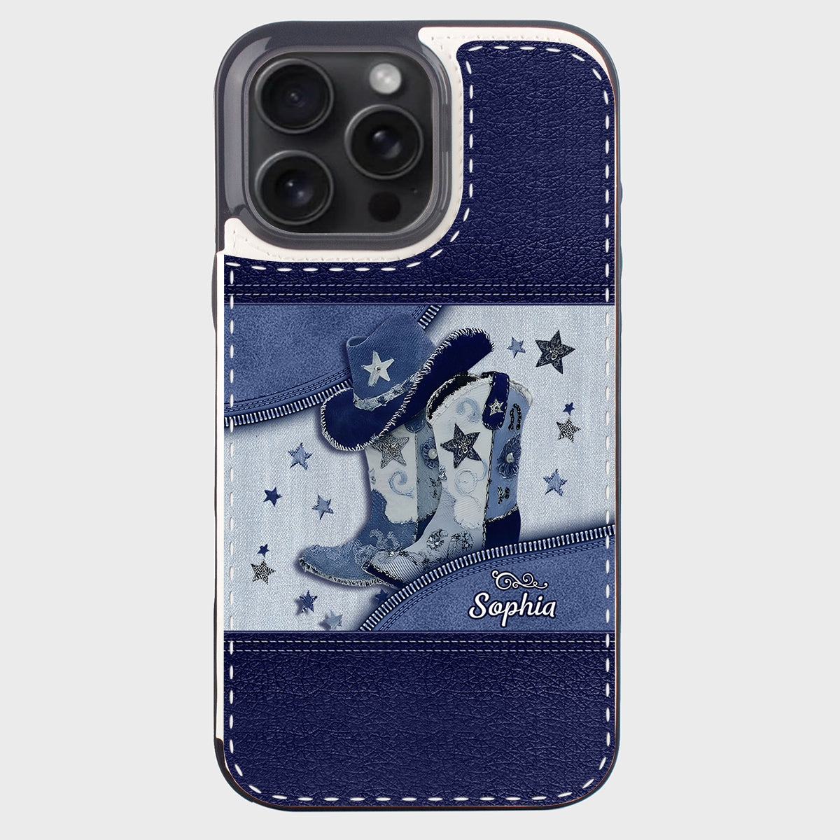Cowgirl Boots - Personalized Cowgirl Foldable Wallet Phone Case