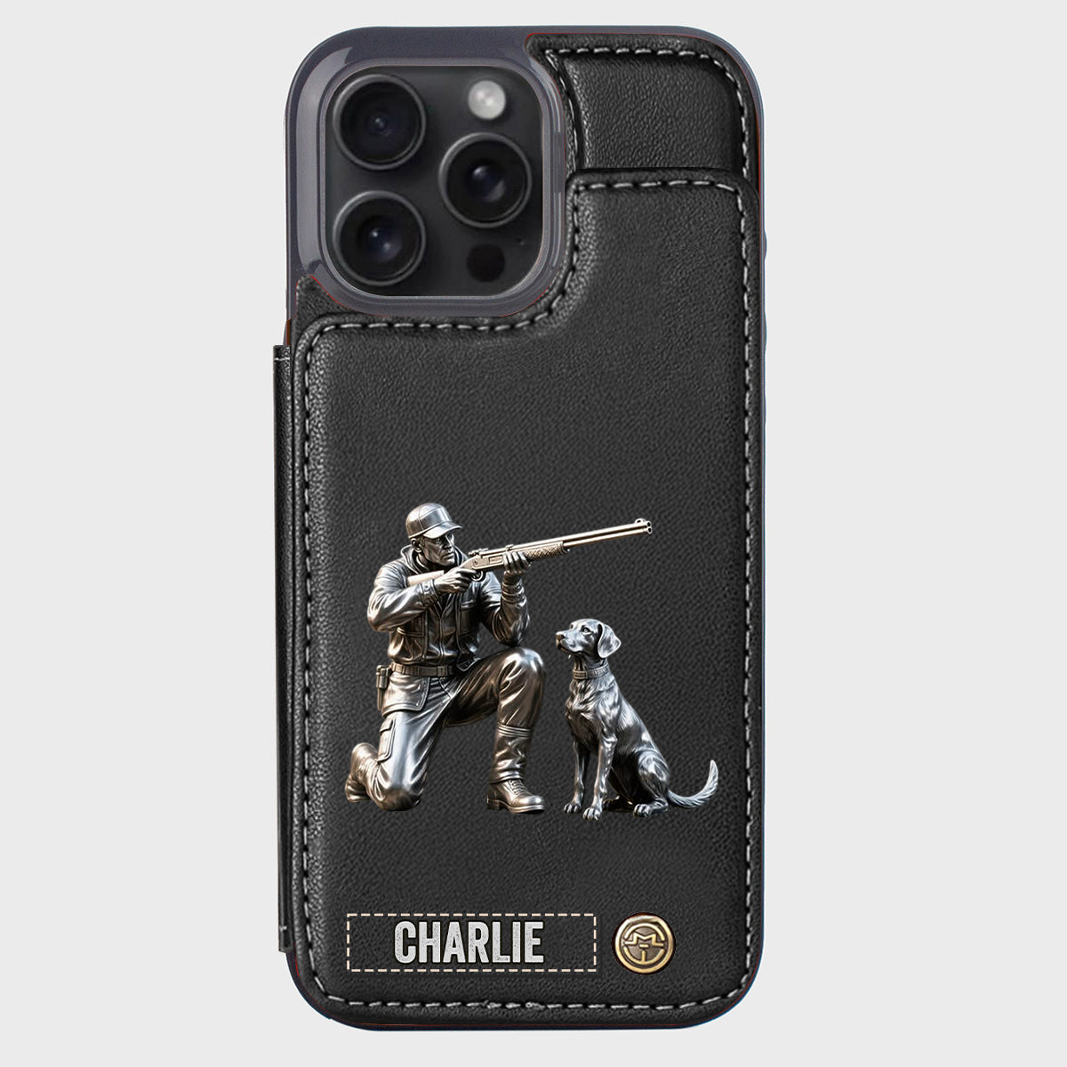 Passionné de chasse - Étui portefeuille personnalisé pour téléphone sur le thème de la chasse