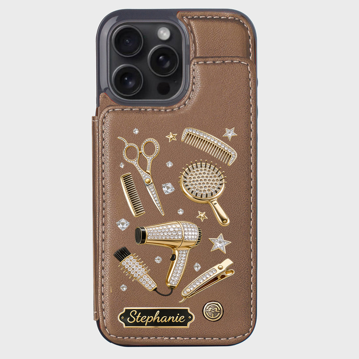 Ciseaux de Coiffeur Décor Salon - Étui de Téléphone Personnalisé