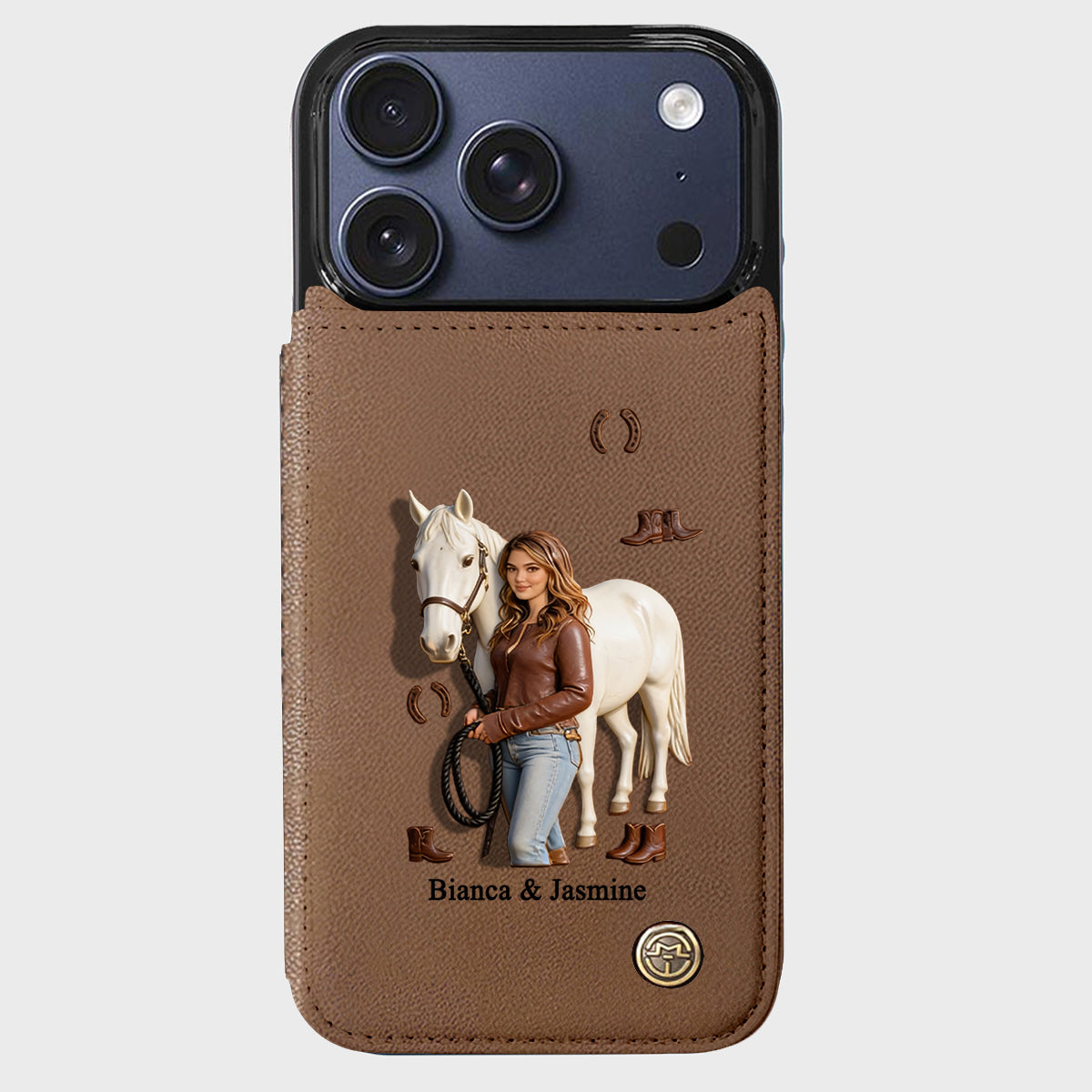 Horse Girl - Personalized Horse Wallet Phone Case