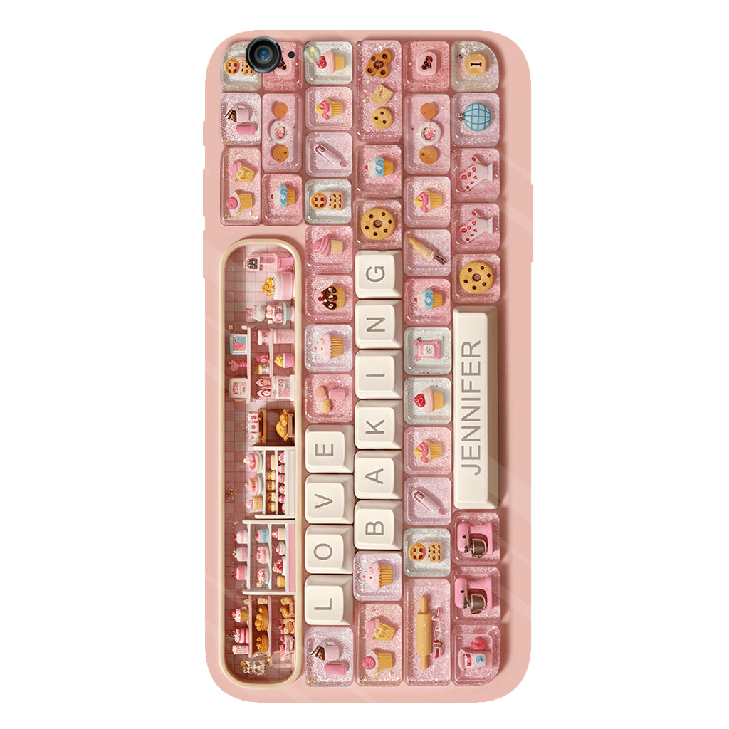 Coque de téléphone personnalisée « Passion Pâtisserie » avec motif intégral
