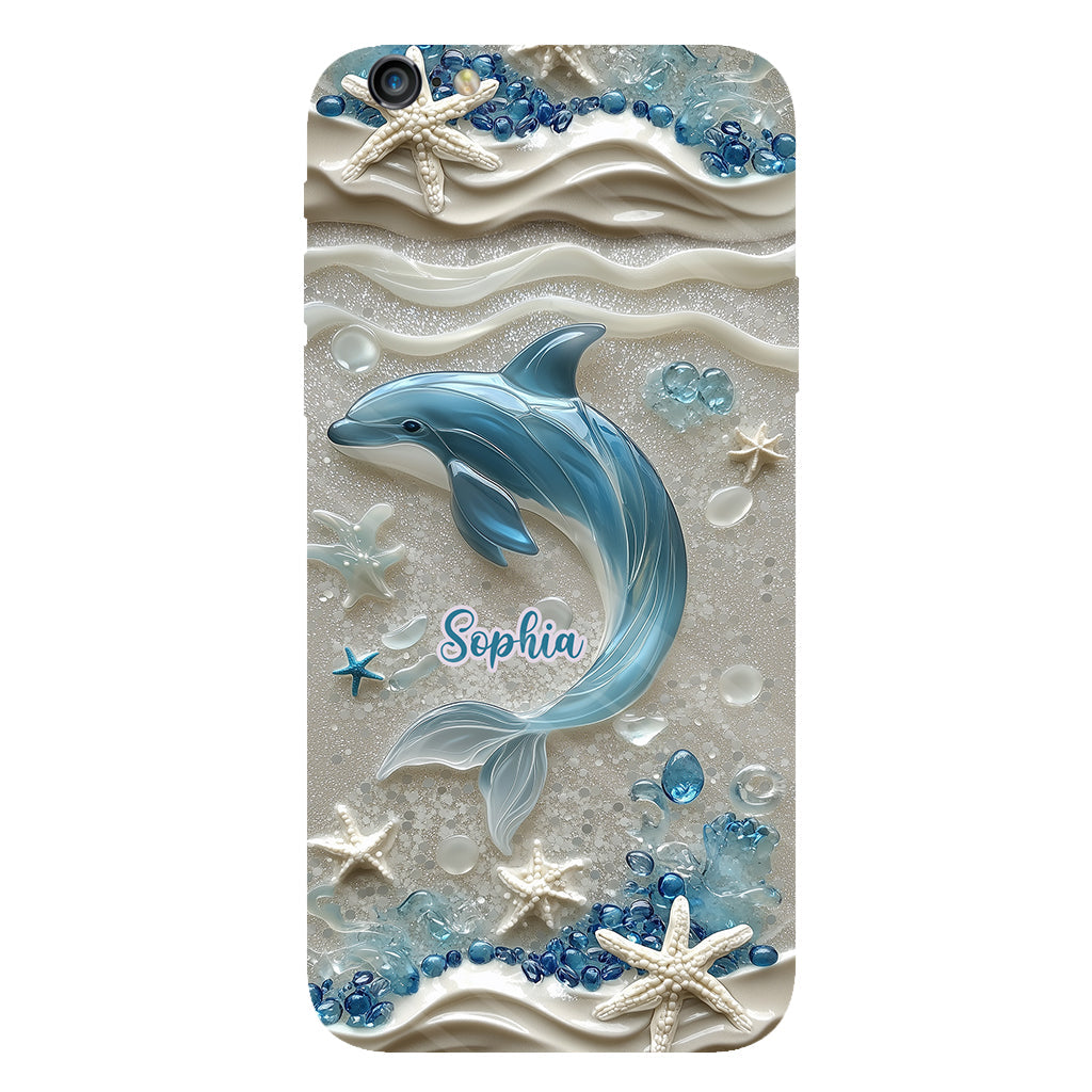 Love Dophins - Personalized Dolphin Full Print Phone Case
