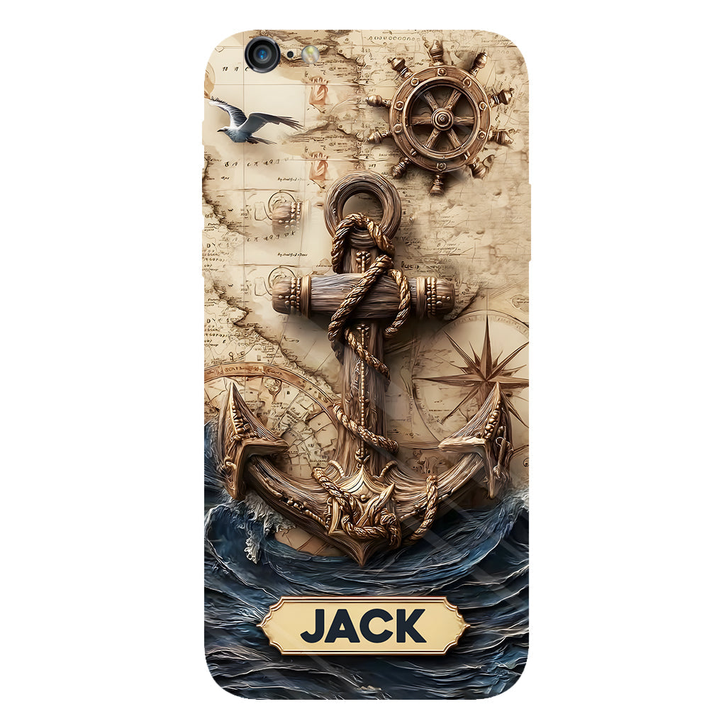 Fier marin - Coque de téléphone personnalisée avec impression intégrale sur le thème de la navigation