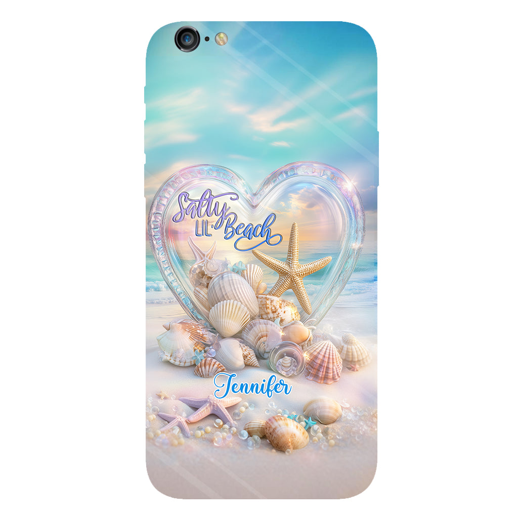 Salty Lil Beach - Coque de téléphone personnalisée pour amoureux de la mer avec impression intégrale