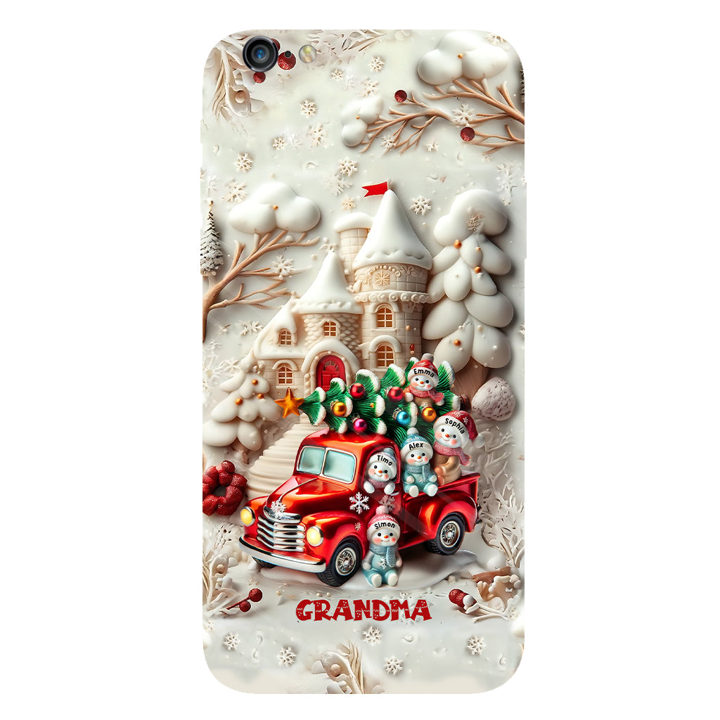 Nana's Little Cuties - Personalized Grandma Full Print Phone Case