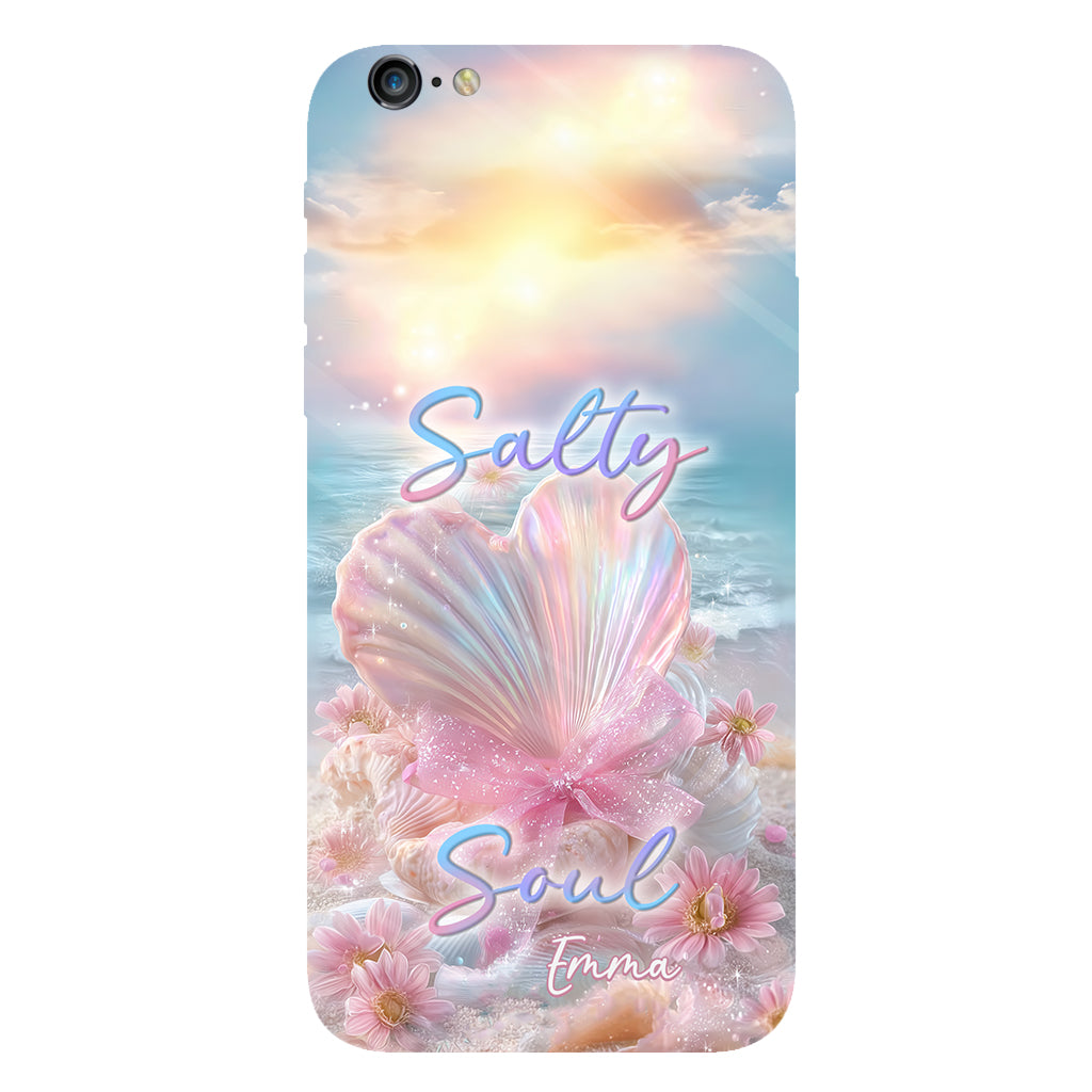 Salty Soul - Coque de téléphone personnalisée pour amoureux de la mer avec impression intégrale