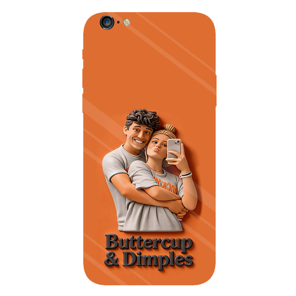 Coque de téléphone personnalisée avec photo pour couple - Cadeau idéal pour la Saint-Valentin