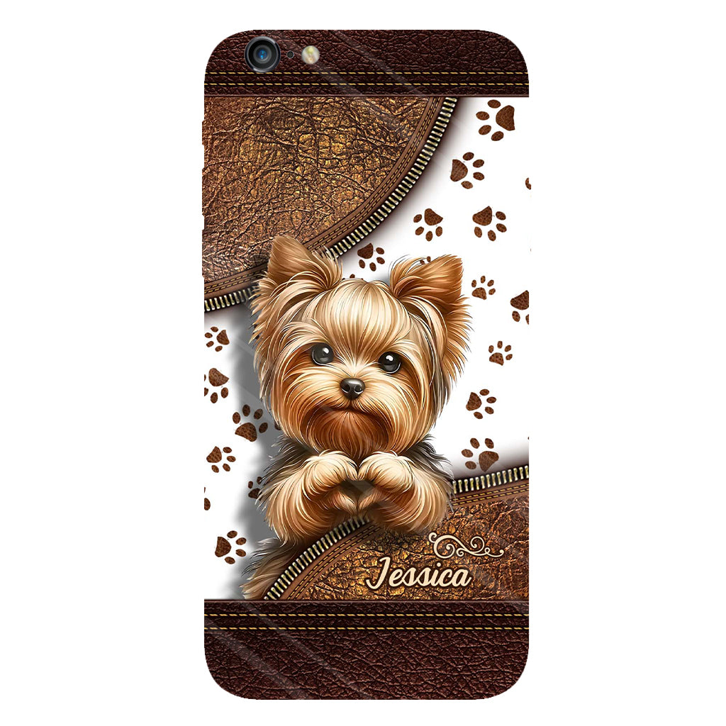 Cute Yorkshire Terrier - Personalized Dog Full Print Phone Case