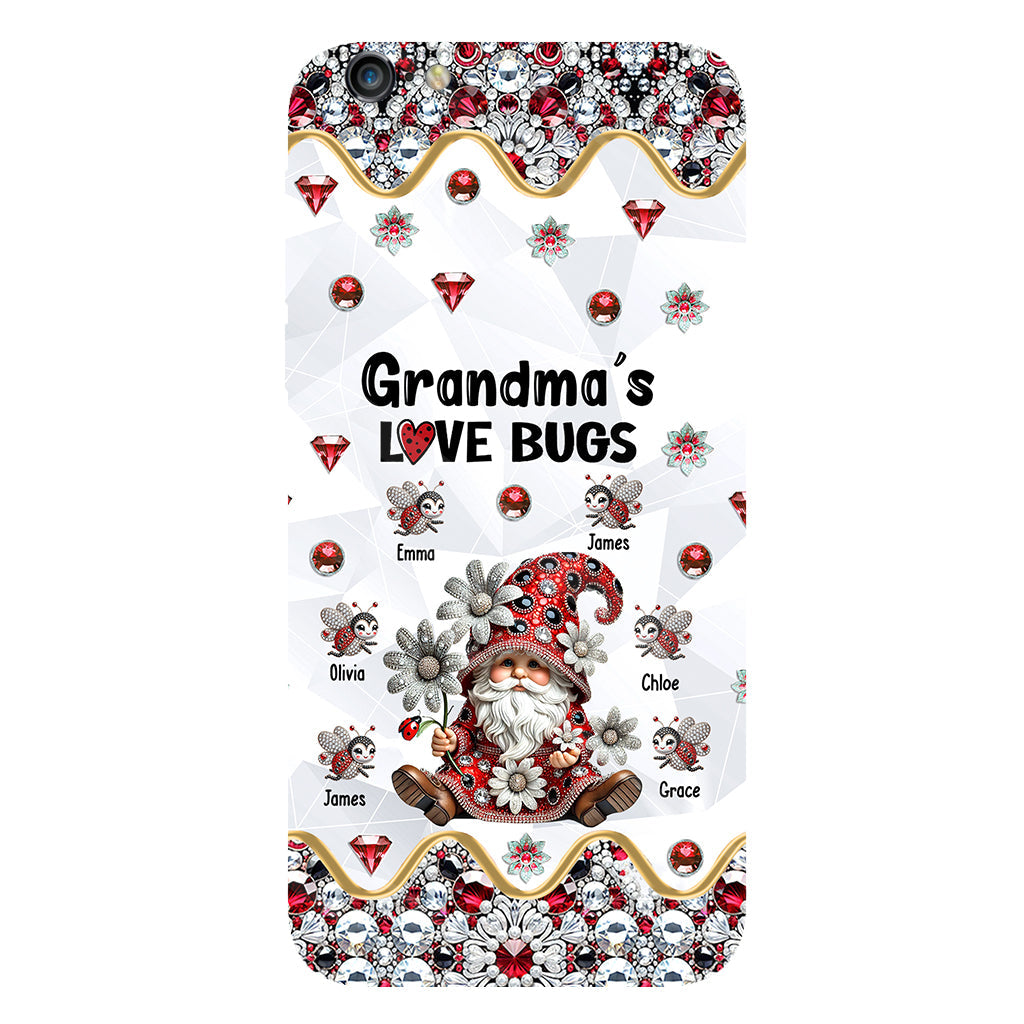 Grandma's Love Bugs - Personalized Grandma Full Print Phone Case