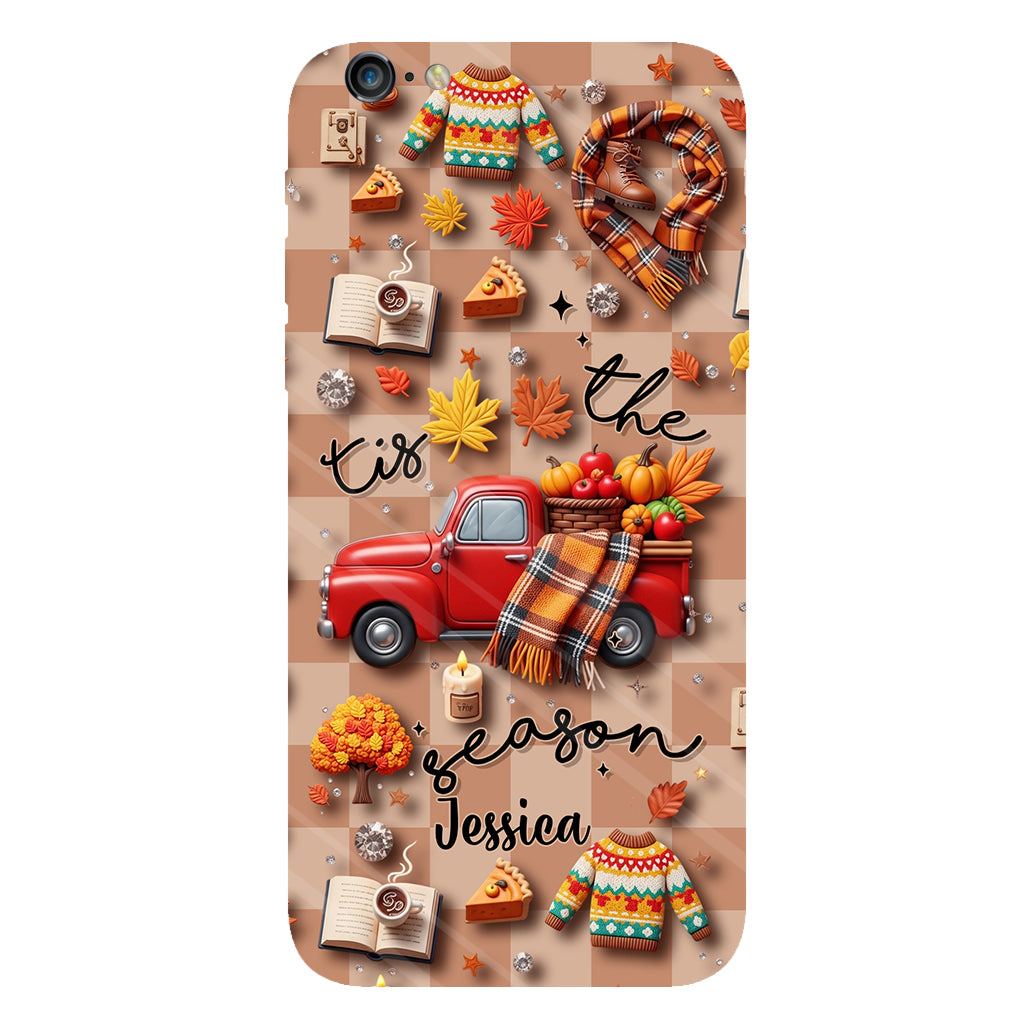 C'est la saison ! - Coque de téléphone personnalisée avec imprimé intégral automnal