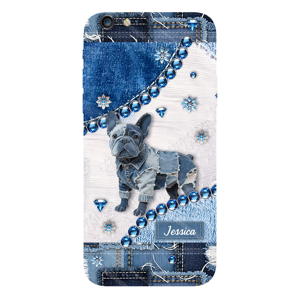 Cute Bulldog - Personalized Dog Full Print Phone Case