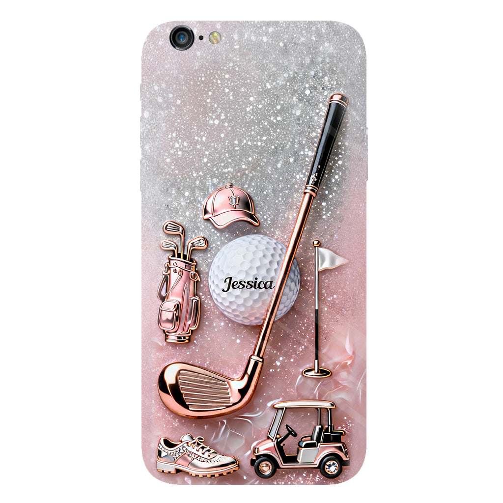 Passionné de golf ? Coque de téléphone personnalisée avec imprimé golf intégral
