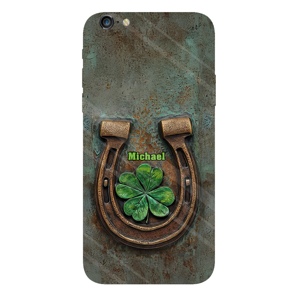 Vintage Irish Harp - Personalized Horse Full Print Phone Case