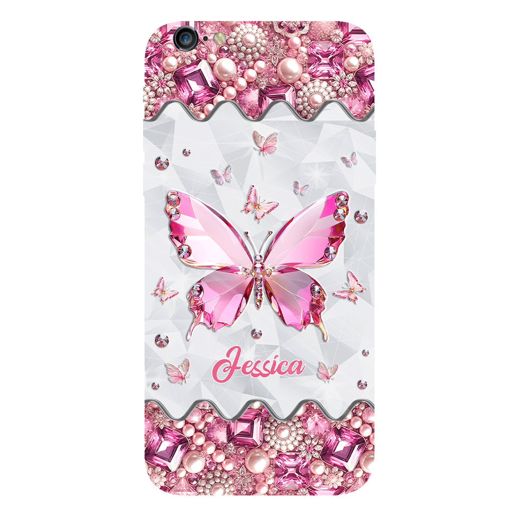 Love Butterfies - Coque de téléphone personnalisée avec imprimé papillon intégral