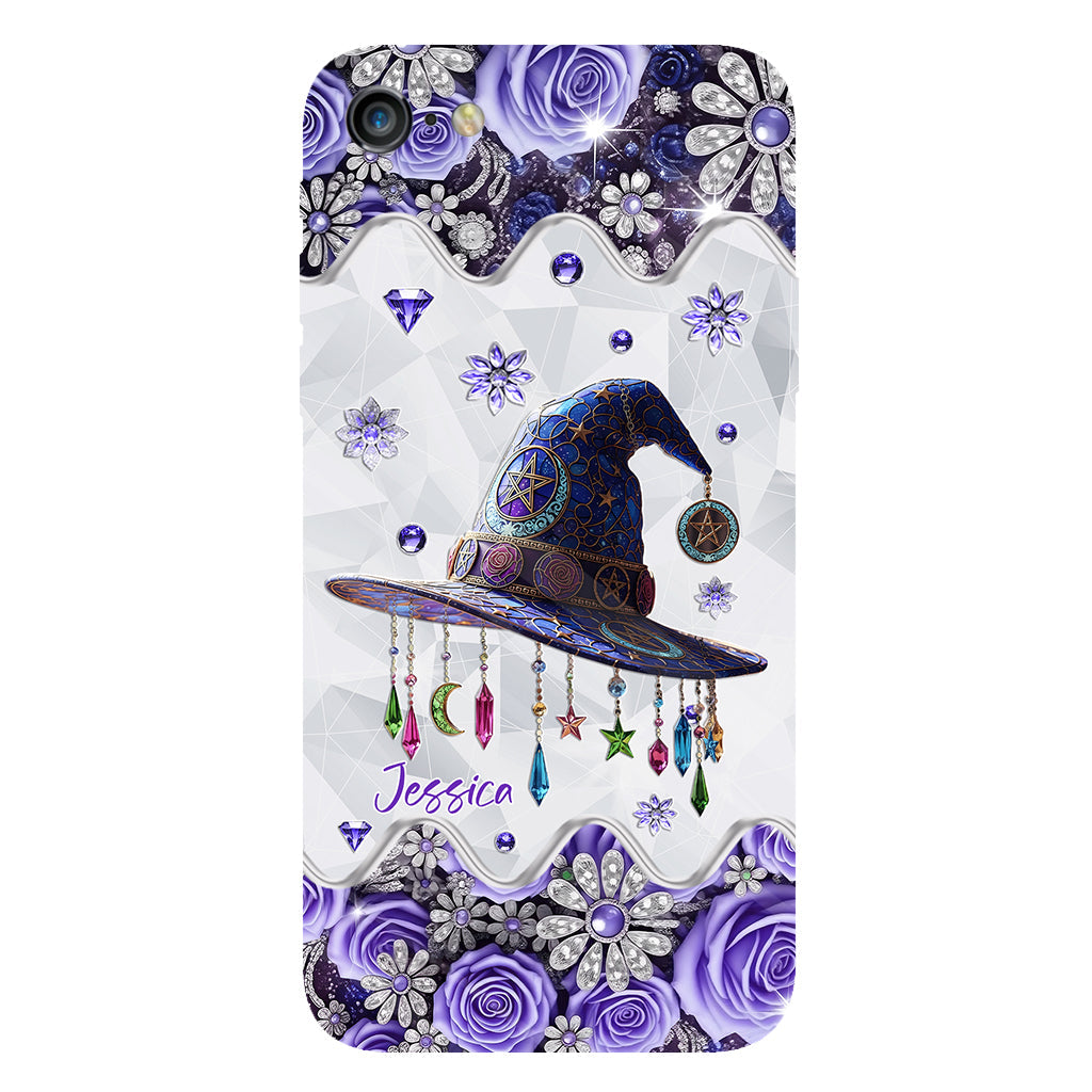 Magnifique chapeau de sorcière - Coque de téléphone personnalisée avec imprimé intégral de sorcière