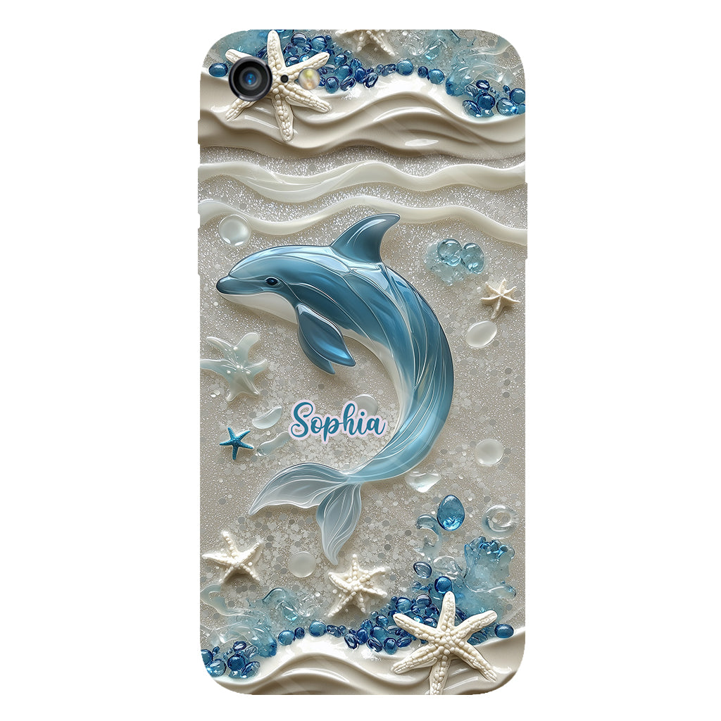 Love Dophins - Personalized Dolphin Full Print Phone Case