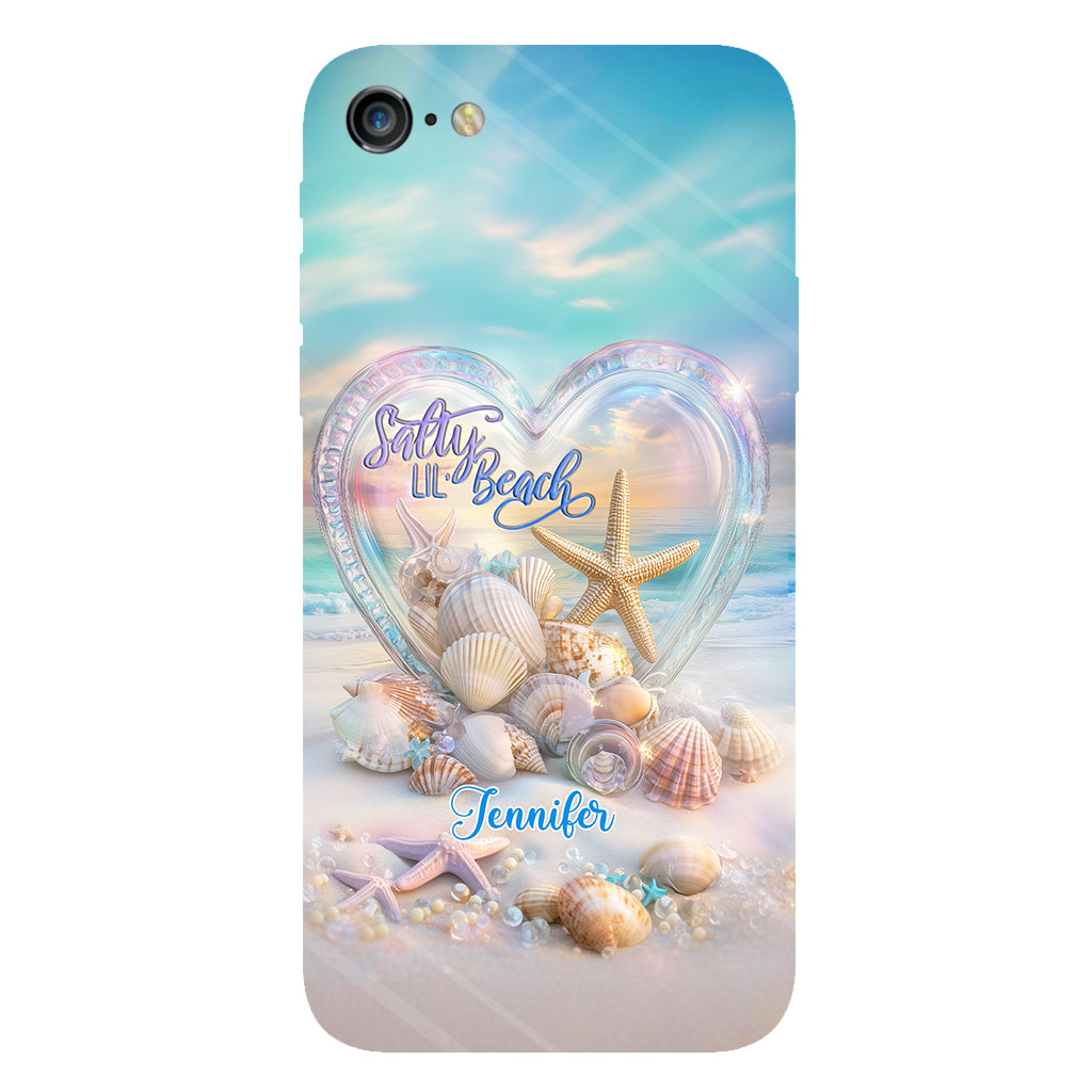 Salty Lil Beach - Coque de téléphone personnalisée pour amoureux de la mer avec impression intégrale