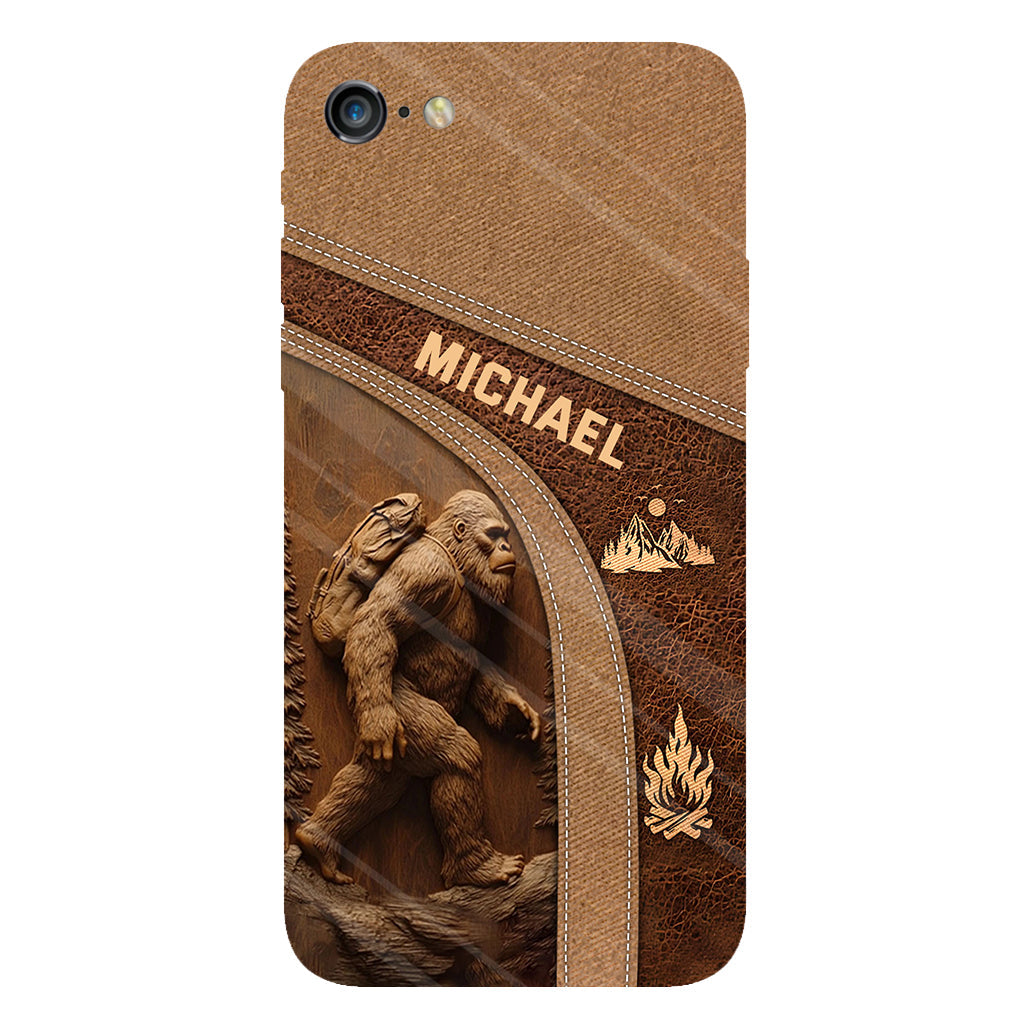 Sasquatch - Coque de téléphone personnalisée avec impression intégrale pour la randonnée