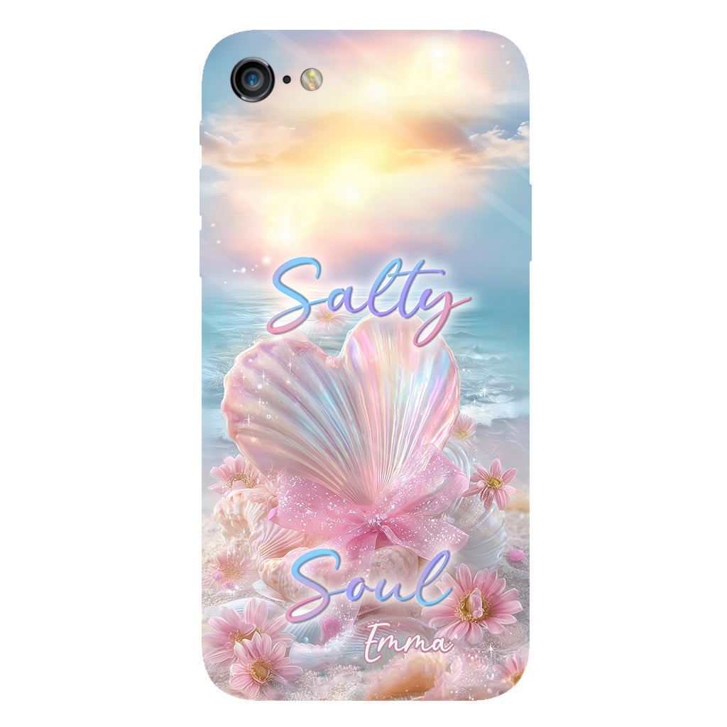 Salty Soul - Coque de téléphone personnalisée pour amoureux de la mer avec impression intégrale