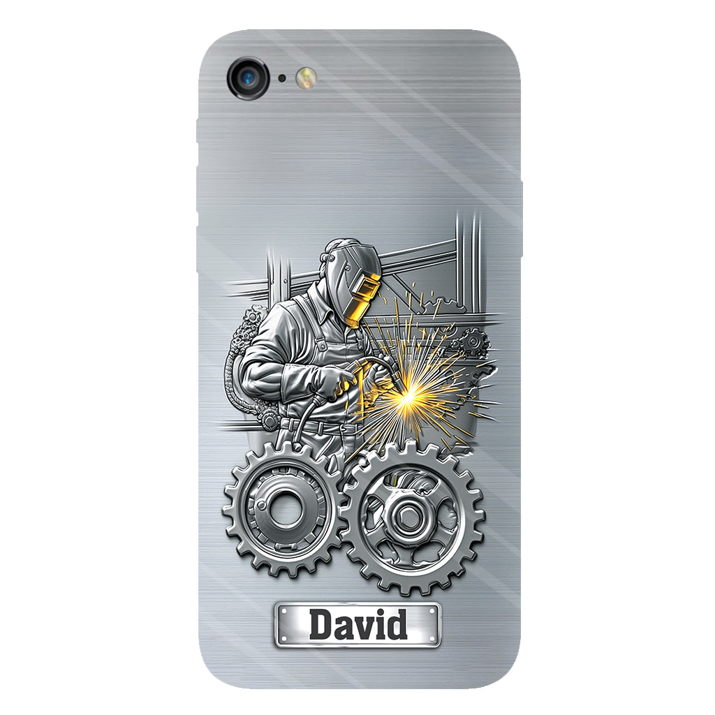 Strong Ones Become Welder - Personalized Welder Full Print Phone Case