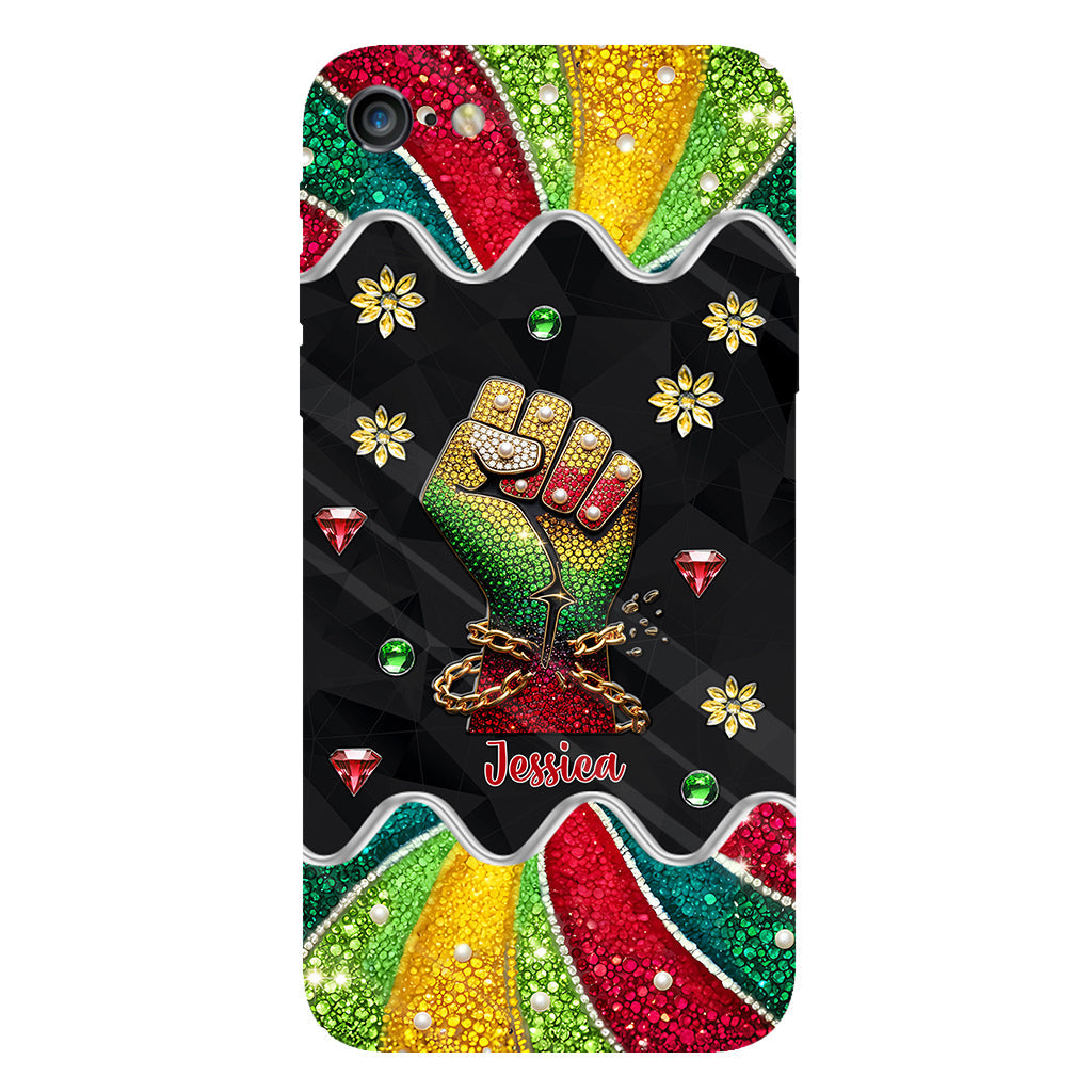 Ils ne nous aiment pas - Coque de téléphone et support de téléphone personnalisés Juneteenth avec impression intégrale