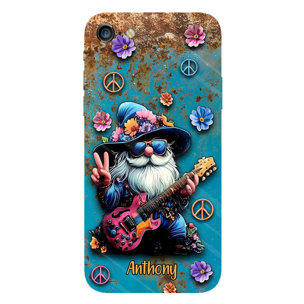 Coque de téléphone personnalisée Hippie Gnome - Motif hippie intégral