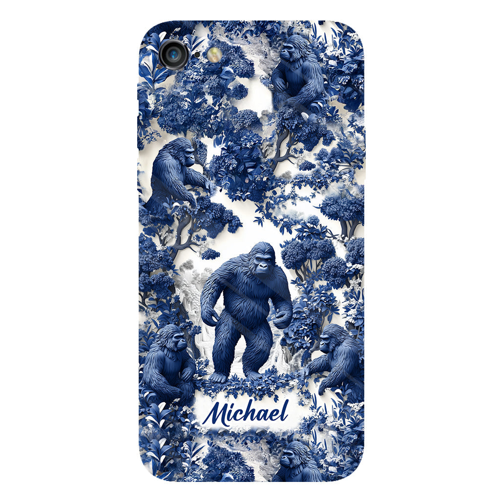 Bigfoot Summer Vibes - Personalized Hiking Full Print Phone Case