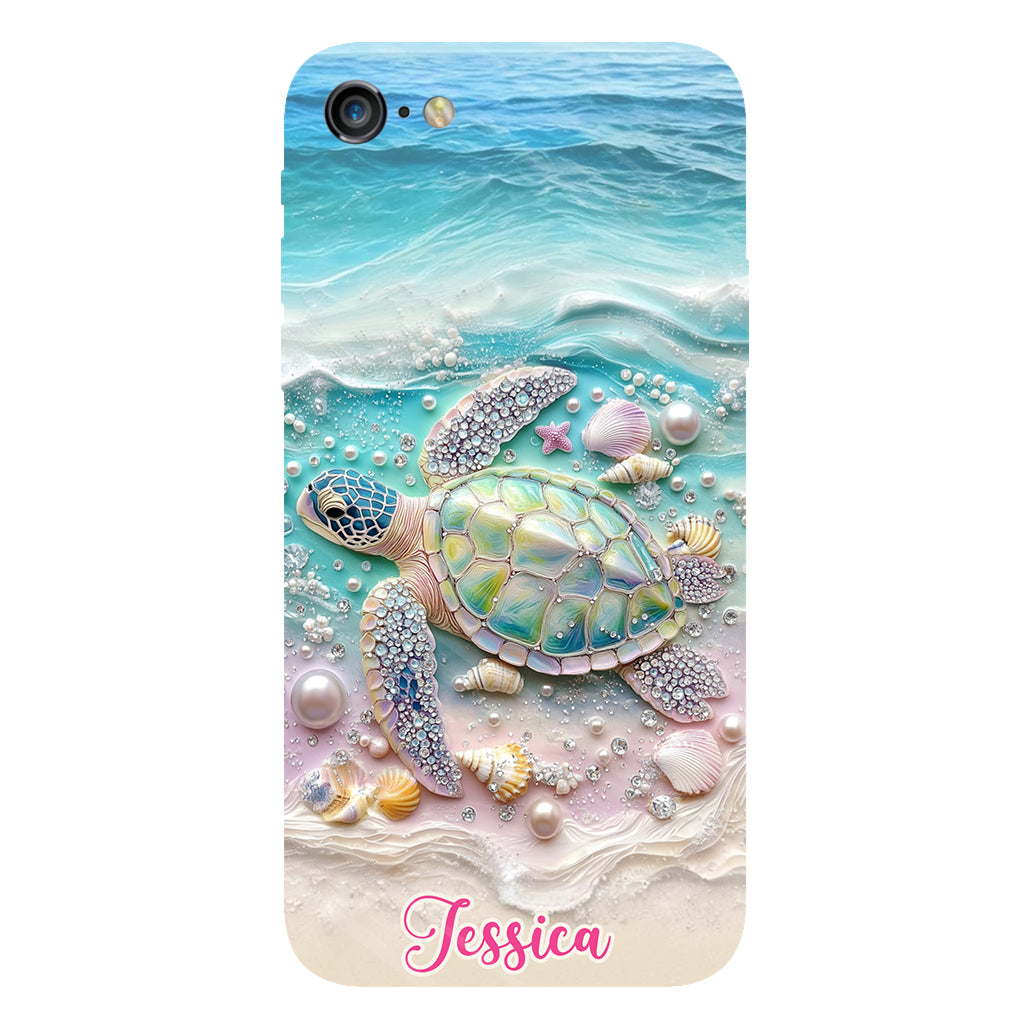 Love Turtles - Personalized Turtle Full Print Phone Case