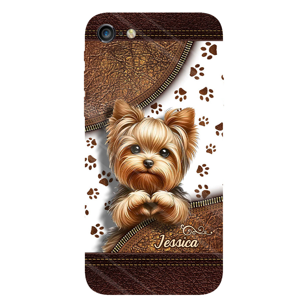 Cute Yorkshire Terrier - Personalized Dog Full Print Phone Case