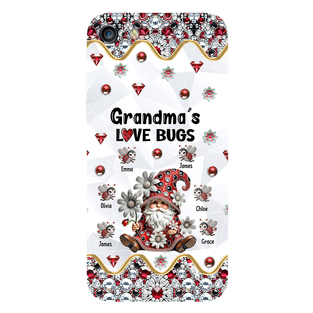 Grandma's Love Bugs - Personalized Grandma Full Print Phone Case