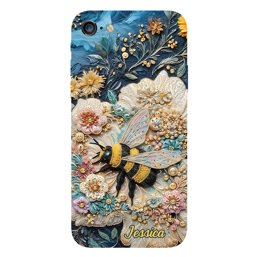 Soyez gentils - Coque de téléphone personnalisée avec motif abeille