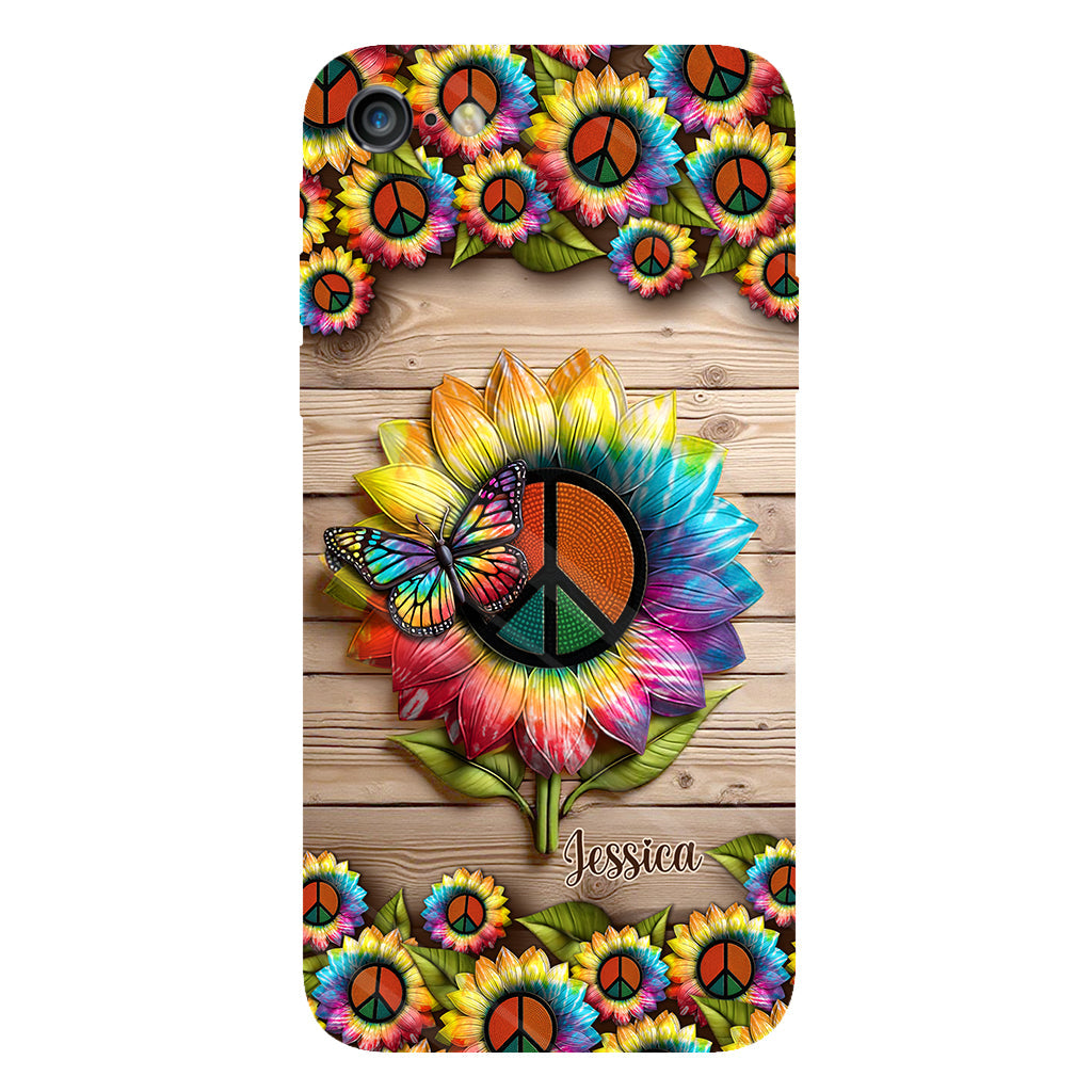 Coque de téléphone personnalisée Hippie Soul - Motif hippie intégral